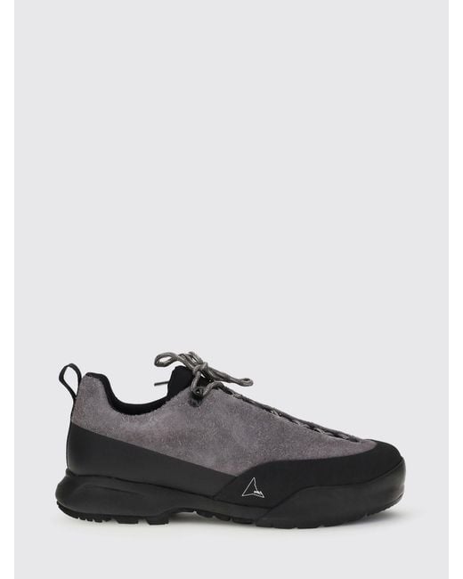 Roa Black Cincino Suede And Rubber Sneakers for men
