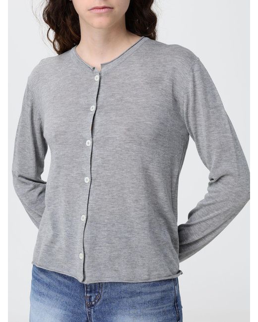 Cardigan Basic di DUNST in Gray