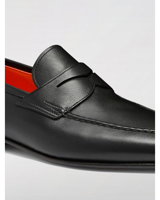 Santoni Mokassins Herren in Black für Herren