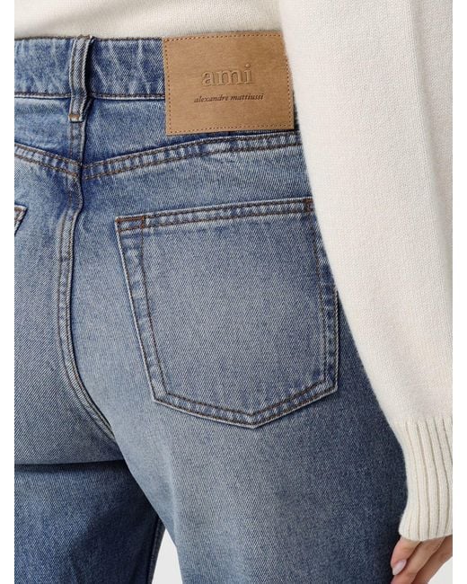 AMI Blue Flared Jeans