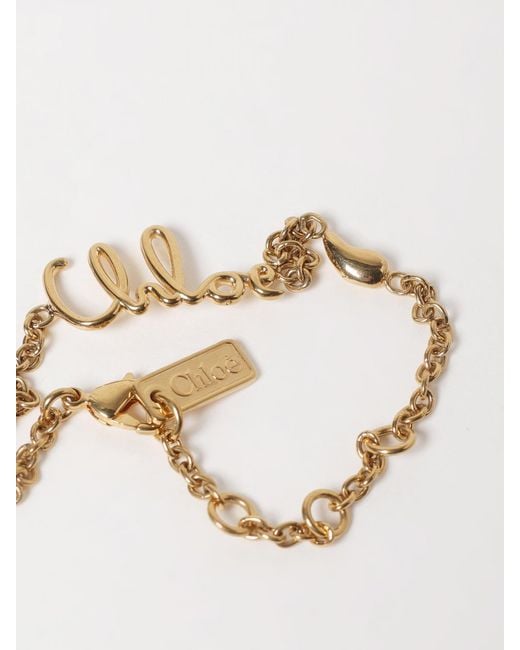 Chlo&Eacute Pulsera Iconic De Latón Chloè Chloé de color Natural