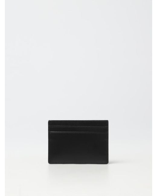Saint Laurent White Tiny Cassandre Credit Card Holder for men