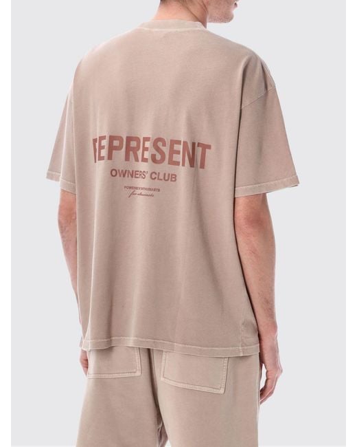Represent Natural Cotton Logo T-Shirt for men