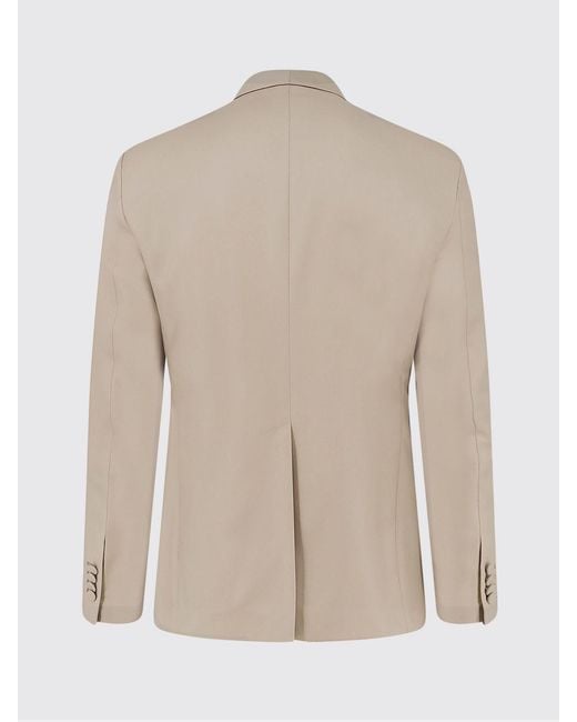 Tagliatore Natural Double-Breasted Virgin Wool Blazer for men
