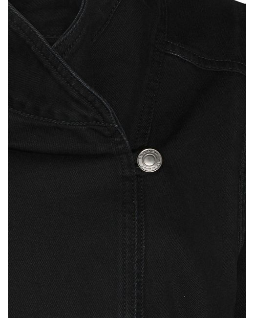 Isabel Marant Blue Double-Breasted Cropped Jacket