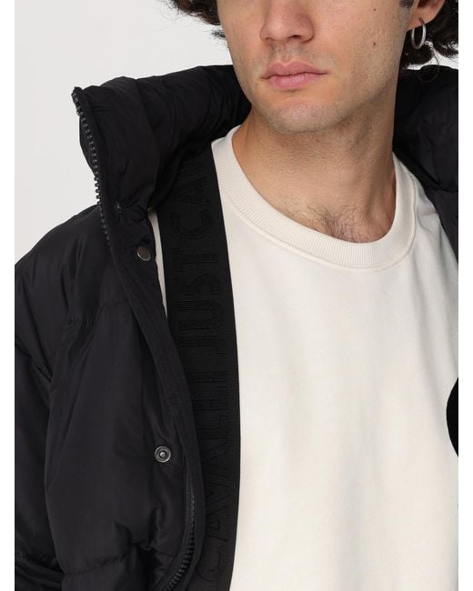 Just Cavalli Blue Jacket for men