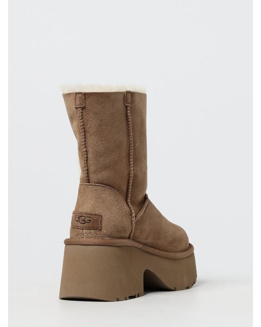 Ugg Brown Flat Ankle Boots