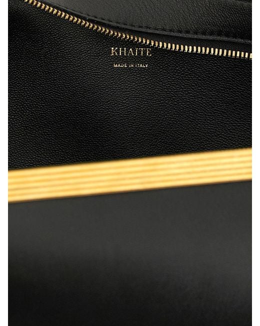 Khaite Black Lambskin Pouch