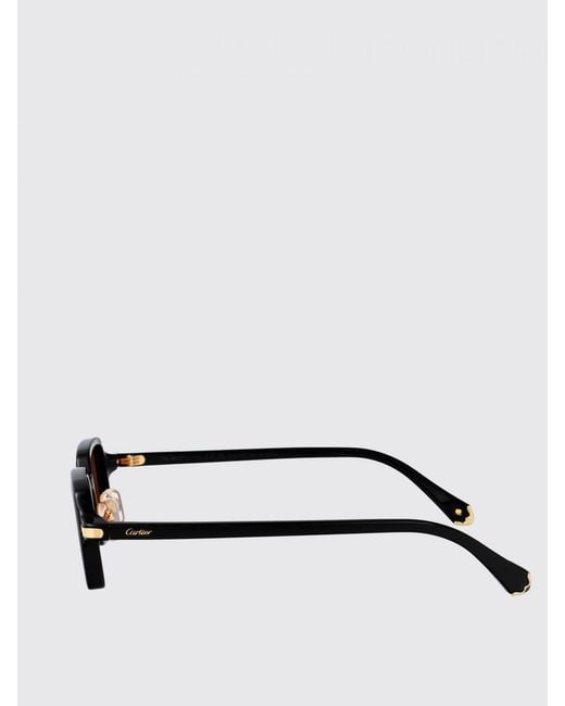 Cartier White Recycled Acetate Sunglasses for men