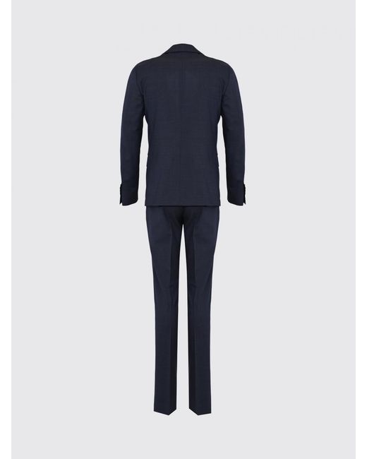 Lardini Blue Single-Breasted Virgin Wool Suit for men