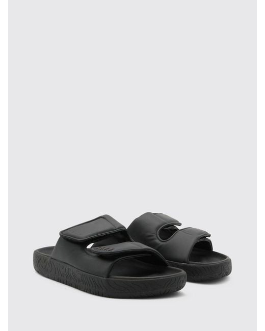 Veja Black Etna O.T. Leather Sandals for men