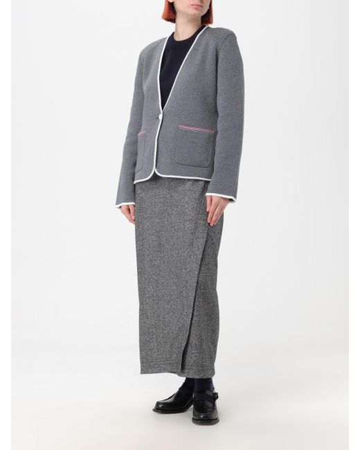 Thom Browne Gray Blazer Damen
