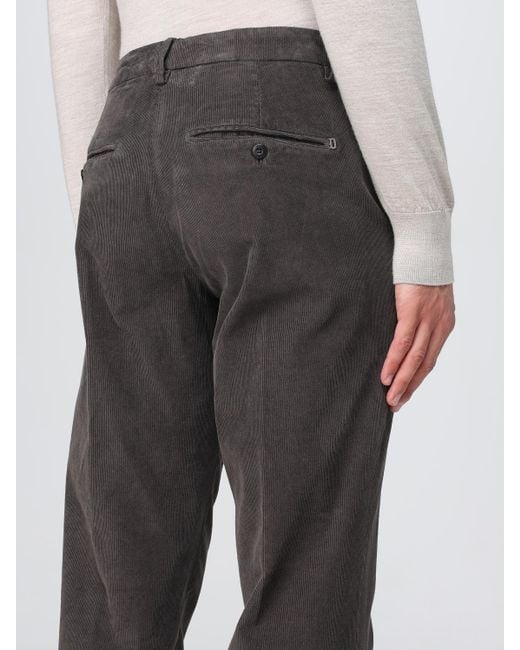 Dondup Gray Trousers for men