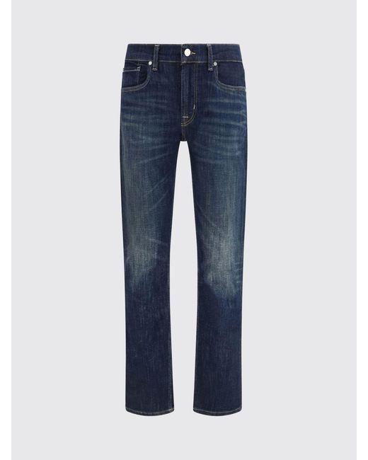 7 For All Mankind Blue Slim Fit Denim Jeans for men