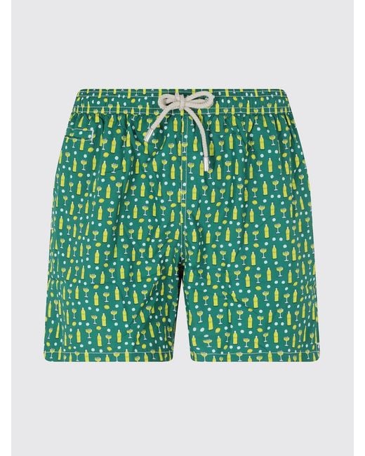 Mc2 Saint Barth Green Swimsuit for men