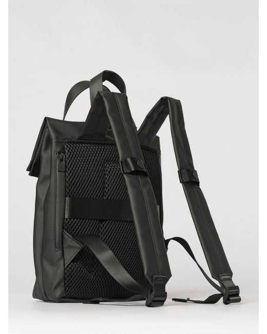 Rains Black Waterproof 2 Way Backpack