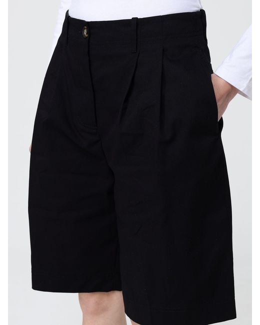 MEIMEIJ Black Stretch Cotton Shorts