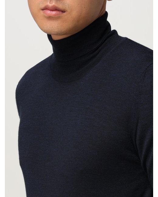 Pullover Dolcevita di Barena in Blue da Uomo