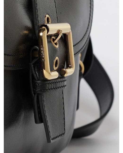 Chloé Black Chlo&Eacute Leather Camera Bag