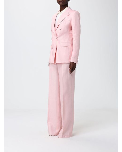 Tagliatore Pink Double-Breasted Suit
