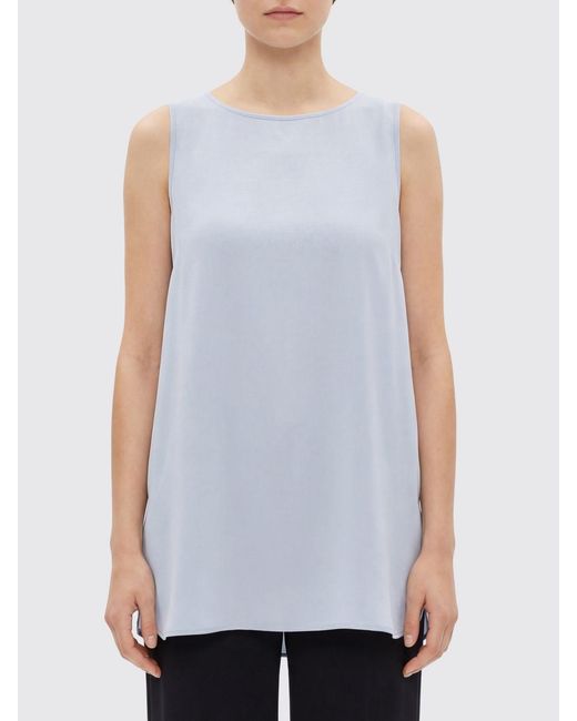 Allude White Silk Top