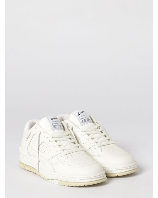 Axel Arigato White Area Lo Leather Sneakers for men