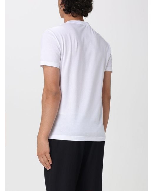 Dolce & Gabbana White Dolce &Amp Gabbana Cotton T-Shirt With Logo for men