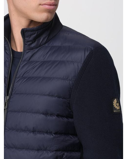 Belstaff Blue Control Hybrid Cardigan for men