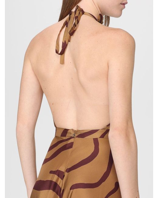 Raquel Diniz Brown Kleid Damen