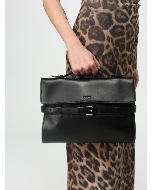 Moschino Couture Black Schultertasche Damen