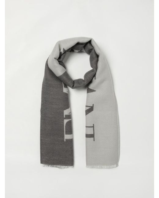 Emporio Armani Gray Scarf for men