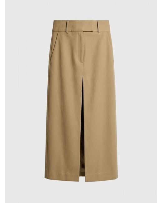 Filippa K Natural Cotton Tailored Skirt