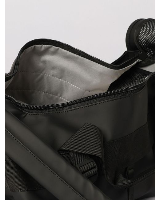 Rains Black Texel Duffel Bag Small for men