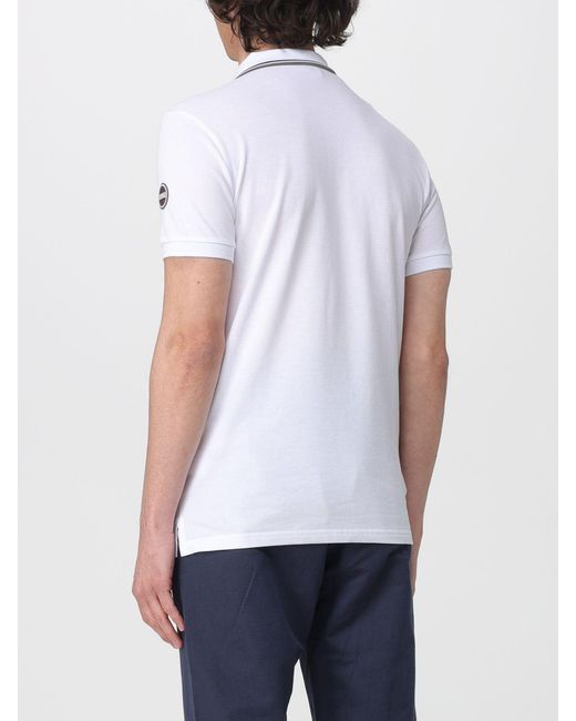 Colmar White Cotton Polo Shirt for men