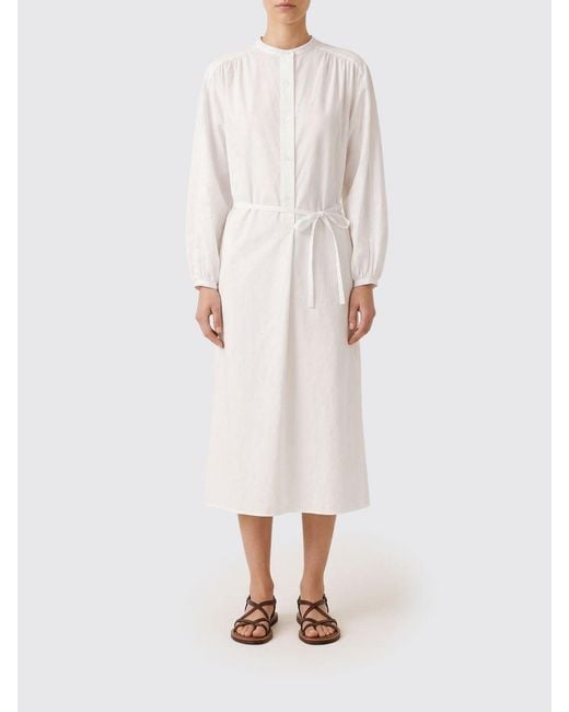 Loulou de Saison White Cotton Dress