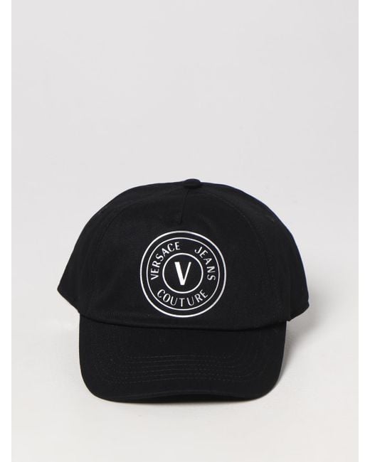 Versace Jeans Couture Black Hat for men