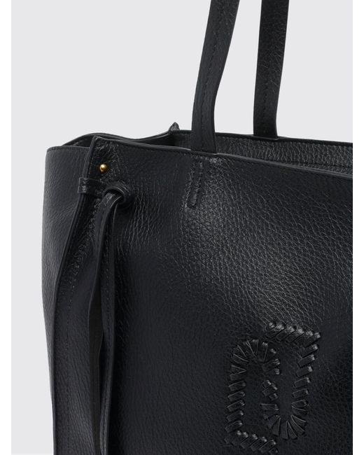Liu Jo Black Cloud Grained Faux Leather Bag