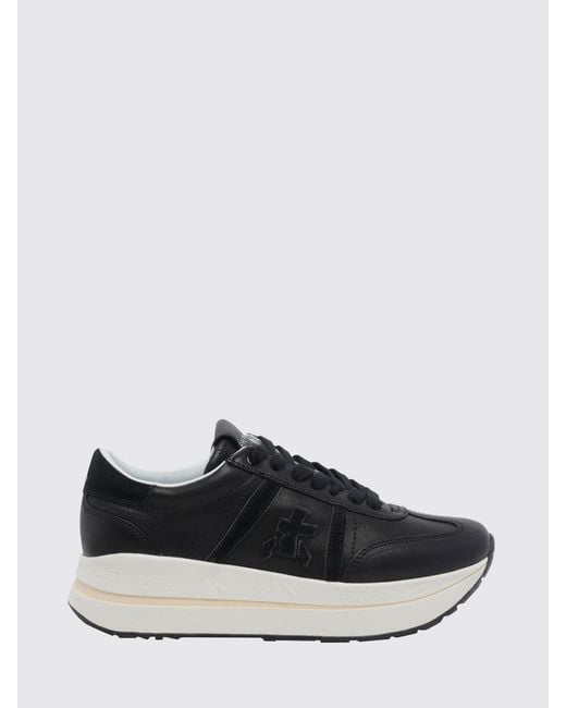 Premiata White Leather Bethcoin Sneakers