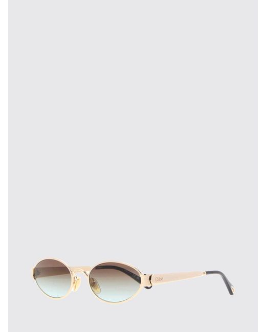 Chloé Natural ChloÉ Oval-Frame Sunglasses