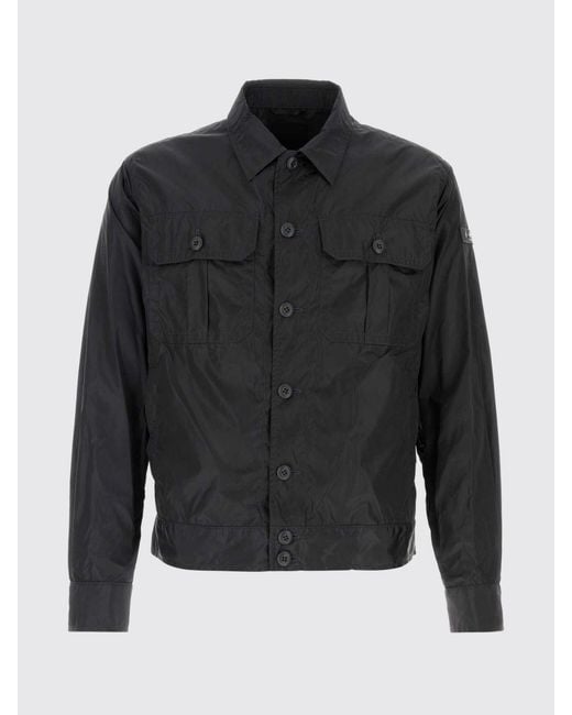 Tatras Black Nylon Shirt Jacket for men