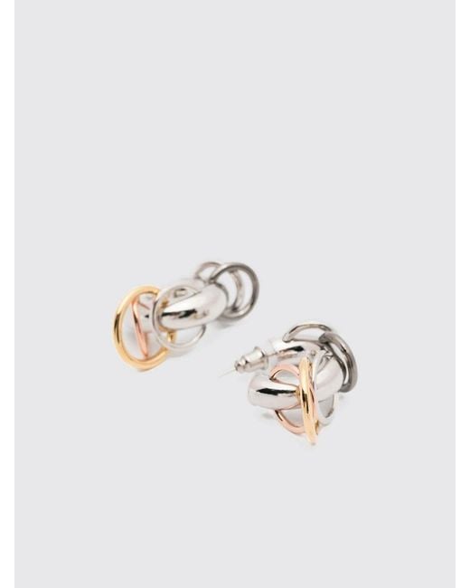 Panconesi White Brass Earrings
