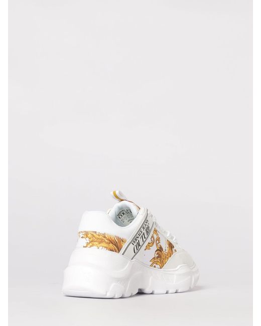 Versace Jeans Couture Natural Baroque Print Nylon Sneakers for men