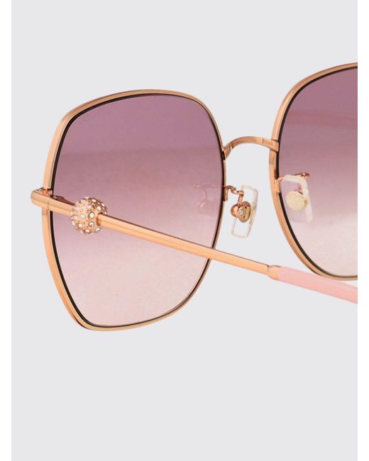 Jimmy Choo Pink 0Jc4008Hd Metal Sunglasses By