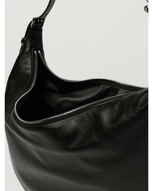 Marni Black Elegant Shoulder Bag With Zip Closure For Everyday Essentials