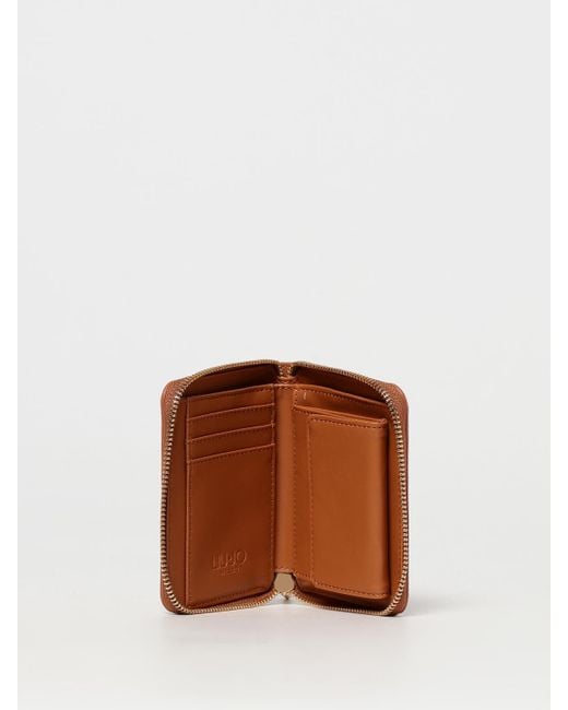 Liu Jo Brown Zip Around Wallet