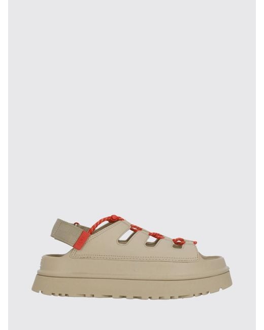 Ugg Natural Goldenglow Toggle Leather And Eva Sandal