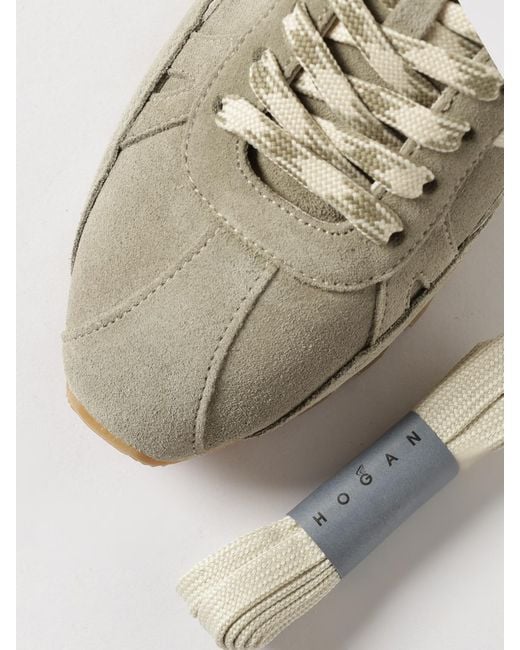 Hogan White 86Er Suede Sneakers
