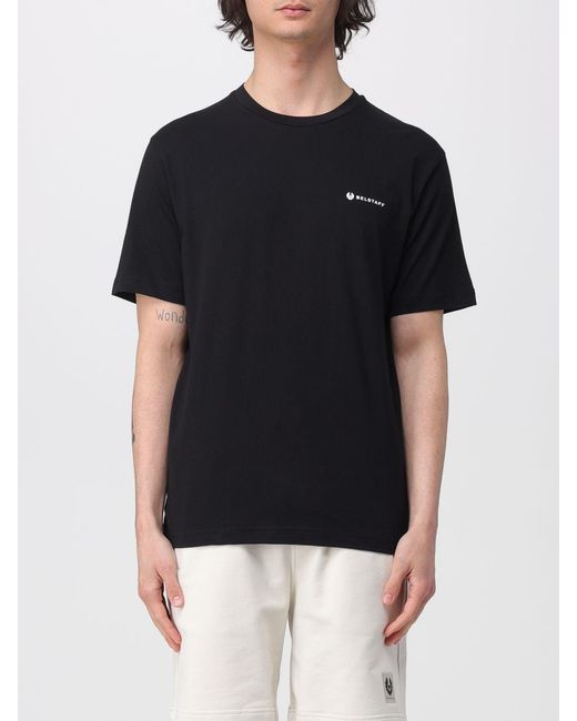 Belstaff Black Set Of 3 Cotton T-Shirts With Logo for men