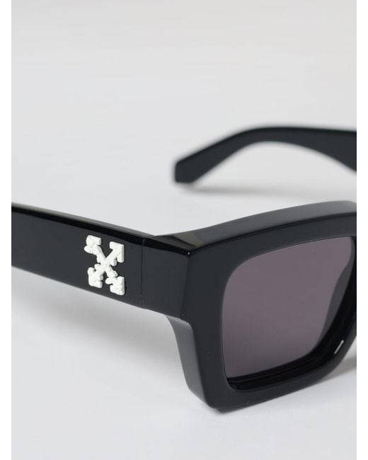 Off-White c/o Virgil Abloh Multicolor Virgil Rectangular Acetate Sunglasses With Arrow Logo for men