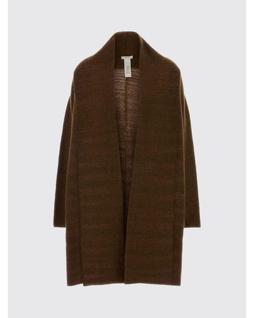 The Row Brown Cashmere And Silk Cardigan